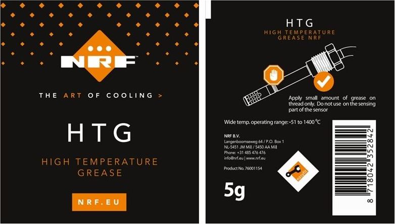 Датчик температуры выхлопных газов NRF EASY FIT. Артикул 707343