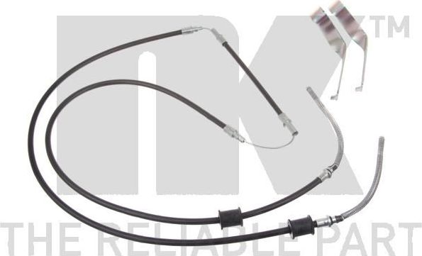 Трос ручника (тросик ручного тормоза) NK. Артикул 9025105