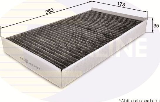 Салонный фильтр Comline для Renault Megane IV 2010-2026. Артикул EKF297A