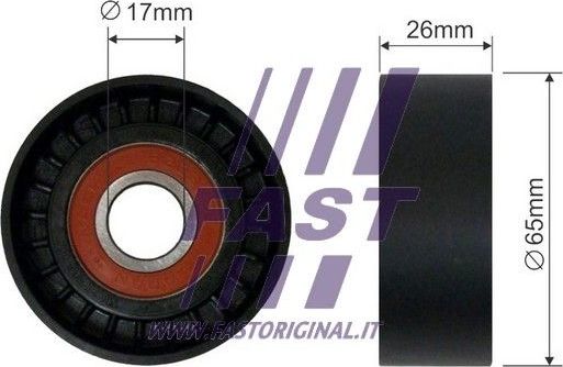 Натяжной ролик (натяжитель) приводного поликлинового ремня Fast. Артикул FT44539