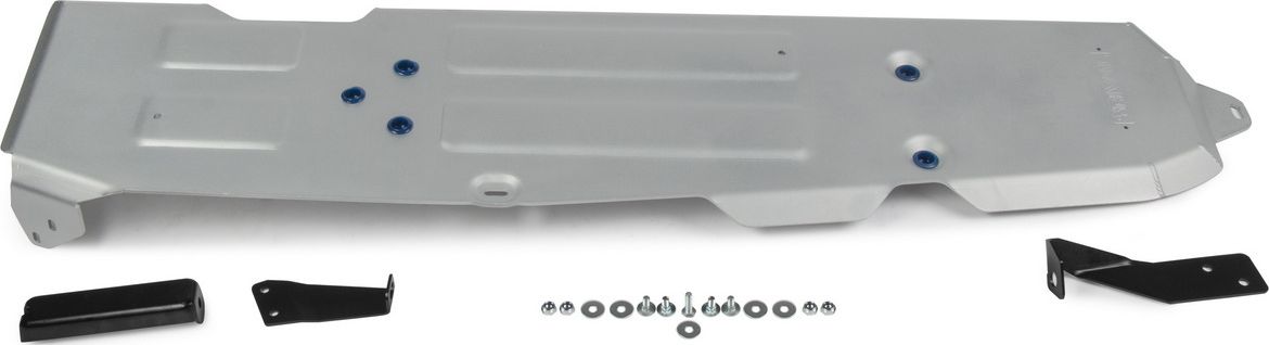 Защита алюминиевая Rival для топливного бака Jeep Wrangler JL 4-дв. 4WD 2017-2026. Артикул 333.2747.1