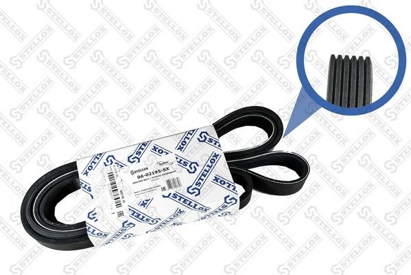 Приводной ремень поликлиновой Stellox. Артикул 06-02195-SX