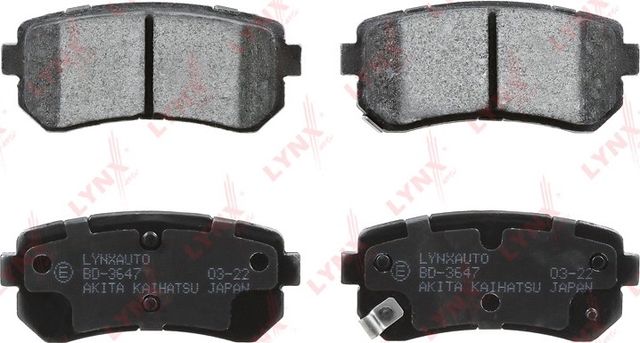 Тормозные колодки LYNXauto. Артикул BD-3647