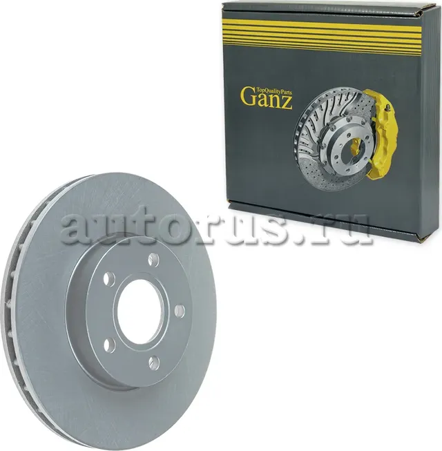 GIJ10037_Диск тормозной передний FORD Focus III/C-Max II / VOLVO V40 12> GANZ GI. Артикул GIJ10037
