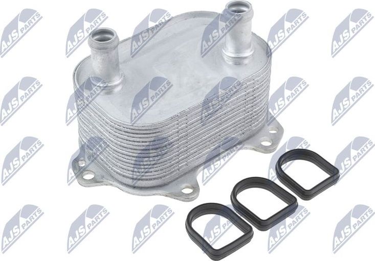 Радиатор масляный (маслоохладитель) для двигателя NTY (алюминий). Артикул CCL-AU-055