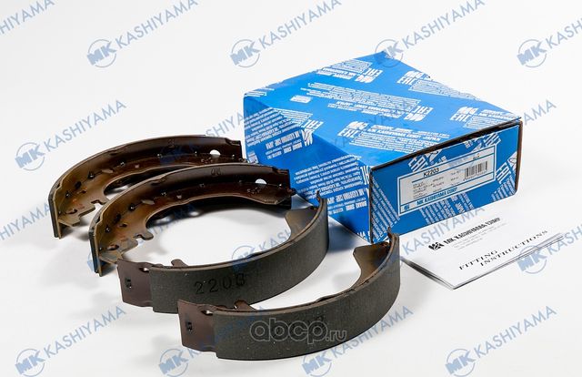 Колодки тормозные барабанные, задние (MK Kashiyama) MK Kashiyama. Артикул K2203
