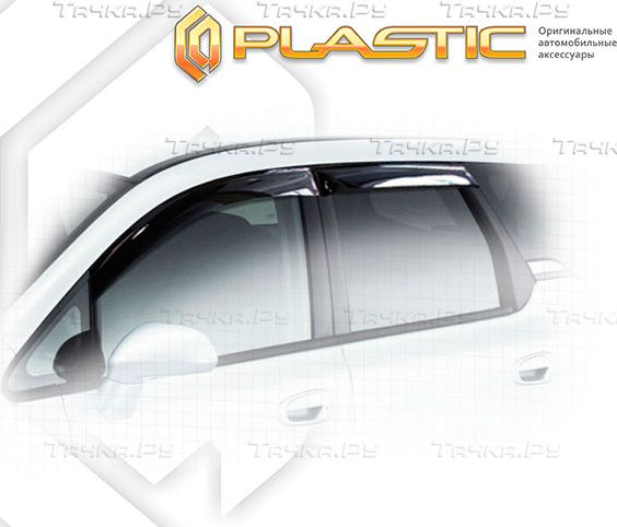 Дефлекторы СА Пластик для окон (Classic полупрозрачный) Honda Partner 2008-2010. Артикул 2010030309019