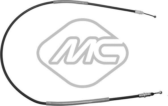 Трос ручника (тросик ручного тормоза) Metalcaucho левый для Renault Trafic II 2001-2014. Артикул 80156