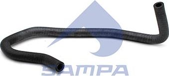 Патрубок системы охлаждения (радиатора) Sampa для Scania P 2003-2015. Артикул 043.400