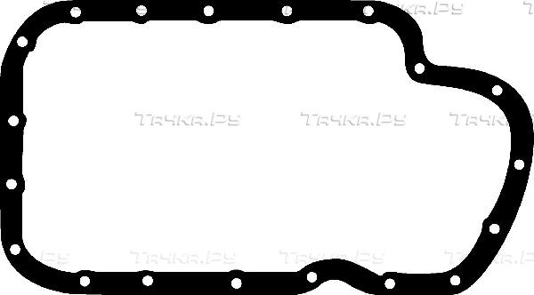 Прокладка маслянного поддона двигателя Corteco для Citroen C3 II 2009-2016. Артикул 423153P