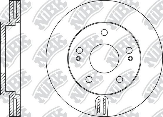 Тормозной диск NiBK. Артикул RN1178