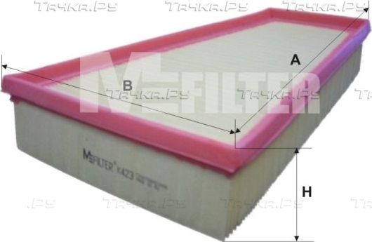 Воздушный фильтр MFilter для Citroen Xsara 1999-2005. Артикул K 423