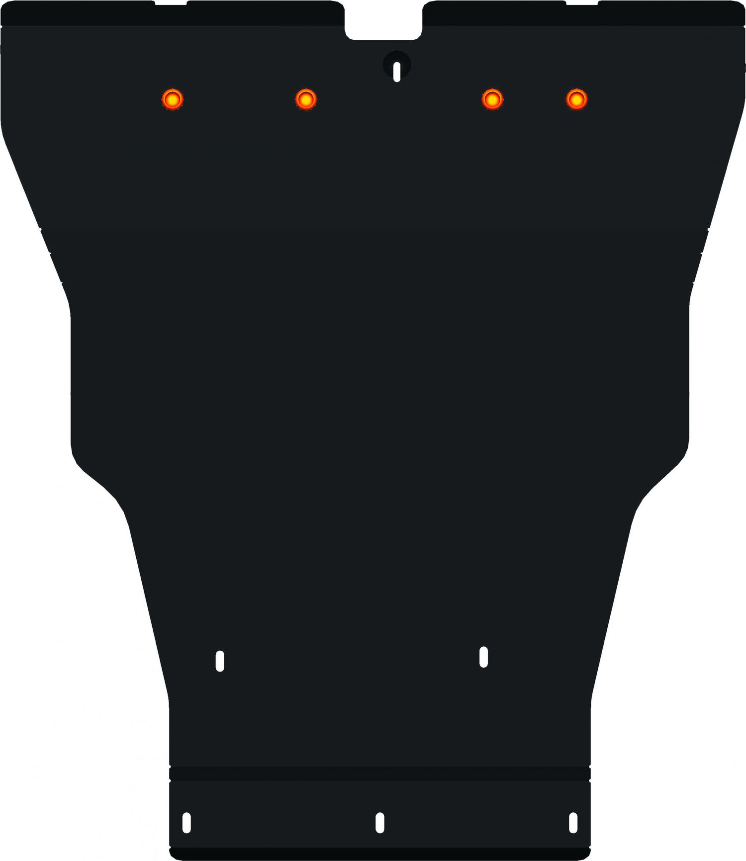 Защита Alfeco для картера и КПП Nissan Sunny B14 4WD 1994-1998. Артикул ALF.15.36