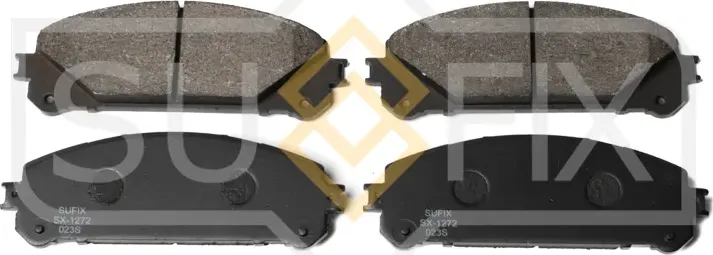 Колодки тормозные дисковые | перед прав/лев | (Sufix). Артикул SX-1272