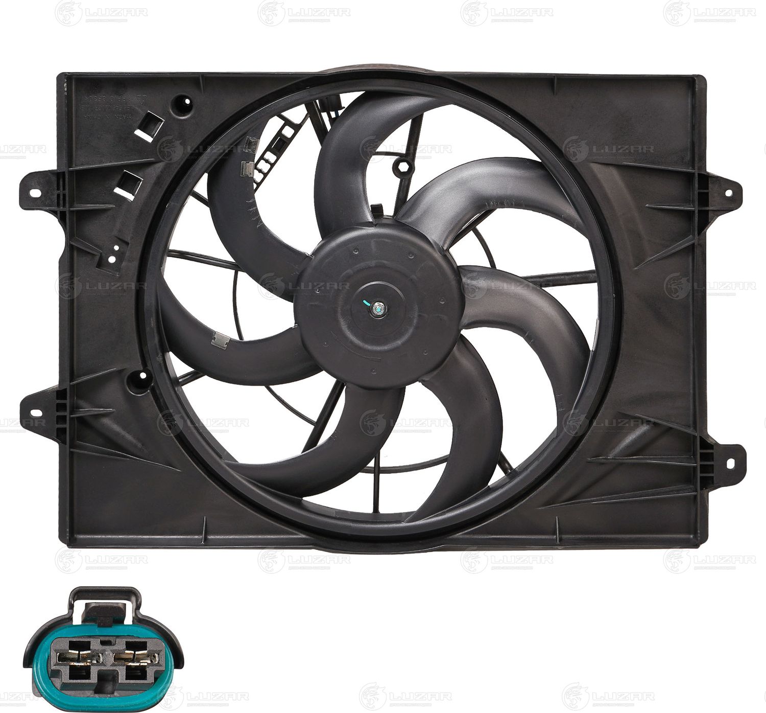 Вентилятор радиатора двигателя Luzar. Артикул LFK 3018