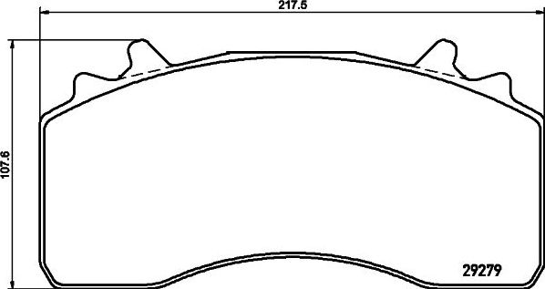 Тормозные колодки Don. Артикул CVP112K
