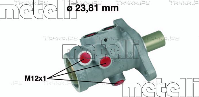 Тормозной цилиндр главный Metelli для Renault Laguna II 2001-2007. Артикул 05-0556