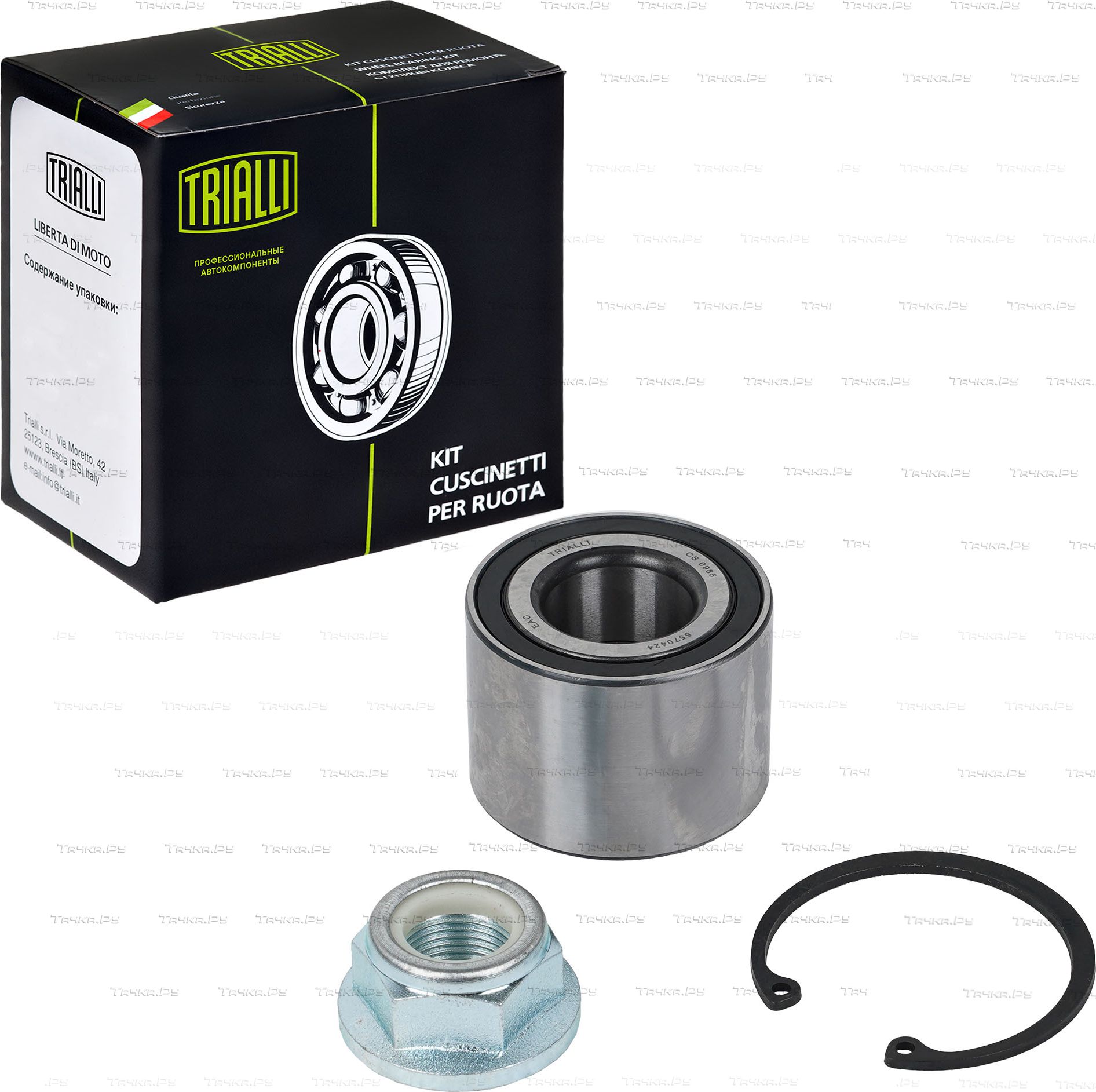 Ступичный подшипник (комплект) Trialli задний для Renault 9 1984-1986. Артикул CS 0985