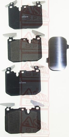 Тормозные колодки Akyoto Packing AKYOTO. Артикул AKD-19109