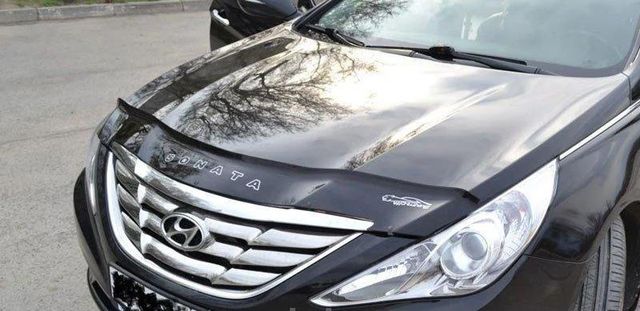 Дефлектор Vip-Tuning для капота длинный Hyundai i45 2010-2014. Артикул HYD63