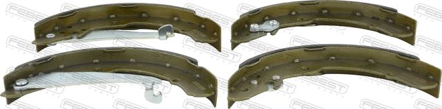 КОЛОДКИ ТОРМОЗНЫЕ ЗАДНИЕ (БАРАБАННЫЕ) 230X32 (1KC) (Febest). Артикул 23021JR