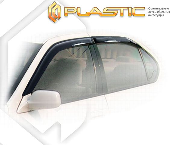 Дефлекторы СА Пластик для окон (Classic полупрозрачный) Toyota Camry SV40 1994-1998. Артикул 2010030300078