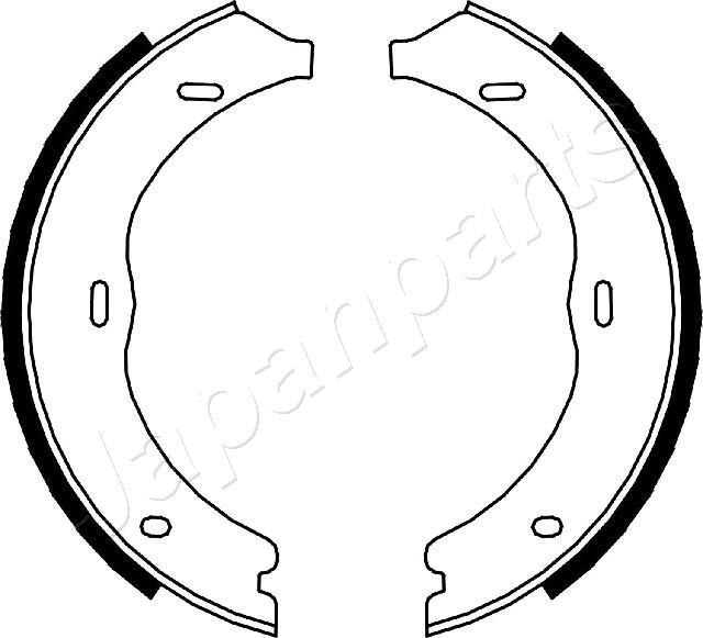 Тормозные колодки (стояночная тормозная система) Japanparts. Артикул GF-0504AF