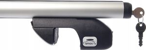 Багажник на рейлинги Amos Nowy 130 см (Аэродинамические дуги). Артикул nowy-f1.3l
