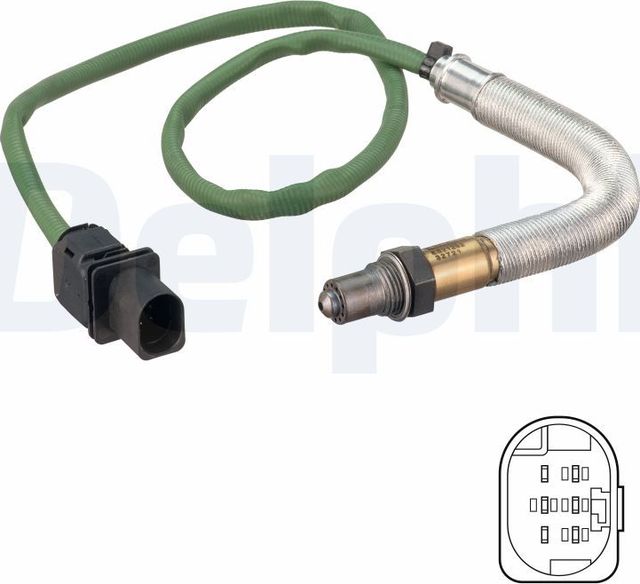Лямбда-зонд (кислородный датчик) Delphi. Артикул ES21292-12B1