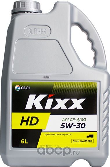 Масло моторное KIXX HD CF-4/SG 5W30 6л. Артикул L5257360E1