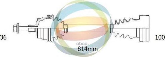 Вал приводной (ODM). Артикул 18212540