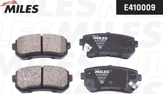 Тормозные колодки Miles (Low-Metallic). Артикул E410009