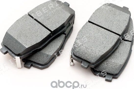 Колодки тормозные дисковые передние, комплект (Iberis). Артикул IB153051