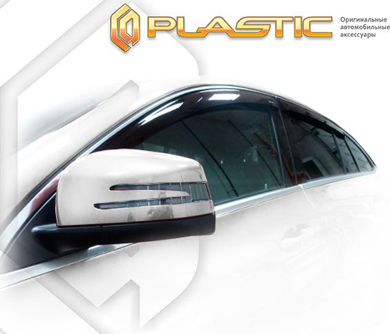 Дефлекторы СА Пластик для окон (Classic полупрозрачный) Mercedes-Benz GLE Coupe C292 2015-2019. Артикул 2010030311630