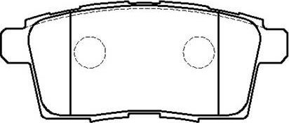 Тормозные колодки HSB. Артикул HP9194