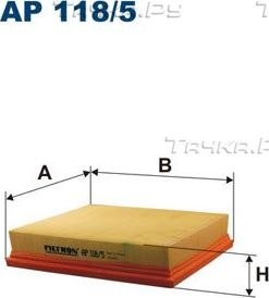 Воздушный фильтр Filtron. Артикул AP 118/5
