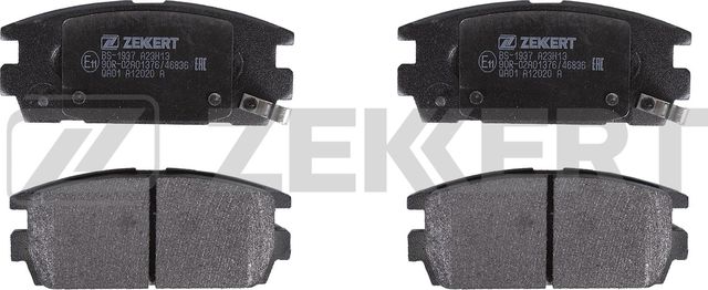 Тормозные колодки Zekkert задние для Hyundai Terracan I 2001-2006. Артикул BS-1937