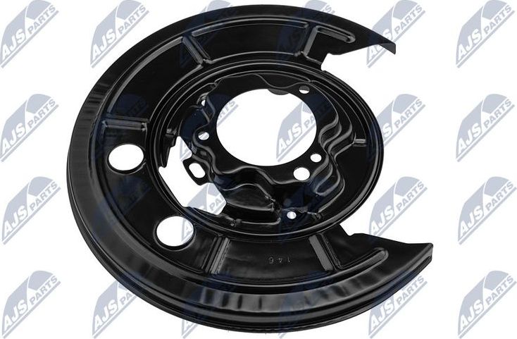 Кожух (щиток) тормозного диска NTY задний правый для Citroen Jumper II 2006-2026. Артикул HTO-FT-001