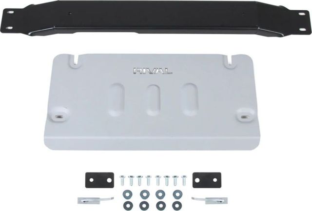 Защита алюминиевая Rival для РК и днища Ford Ranger IV 2022-2026. Артикул 2333.1887.1.6