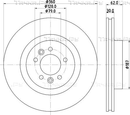 Тормозной диск Hella Pagid Pro High Carbon. Артикул 8DD 355 125-251