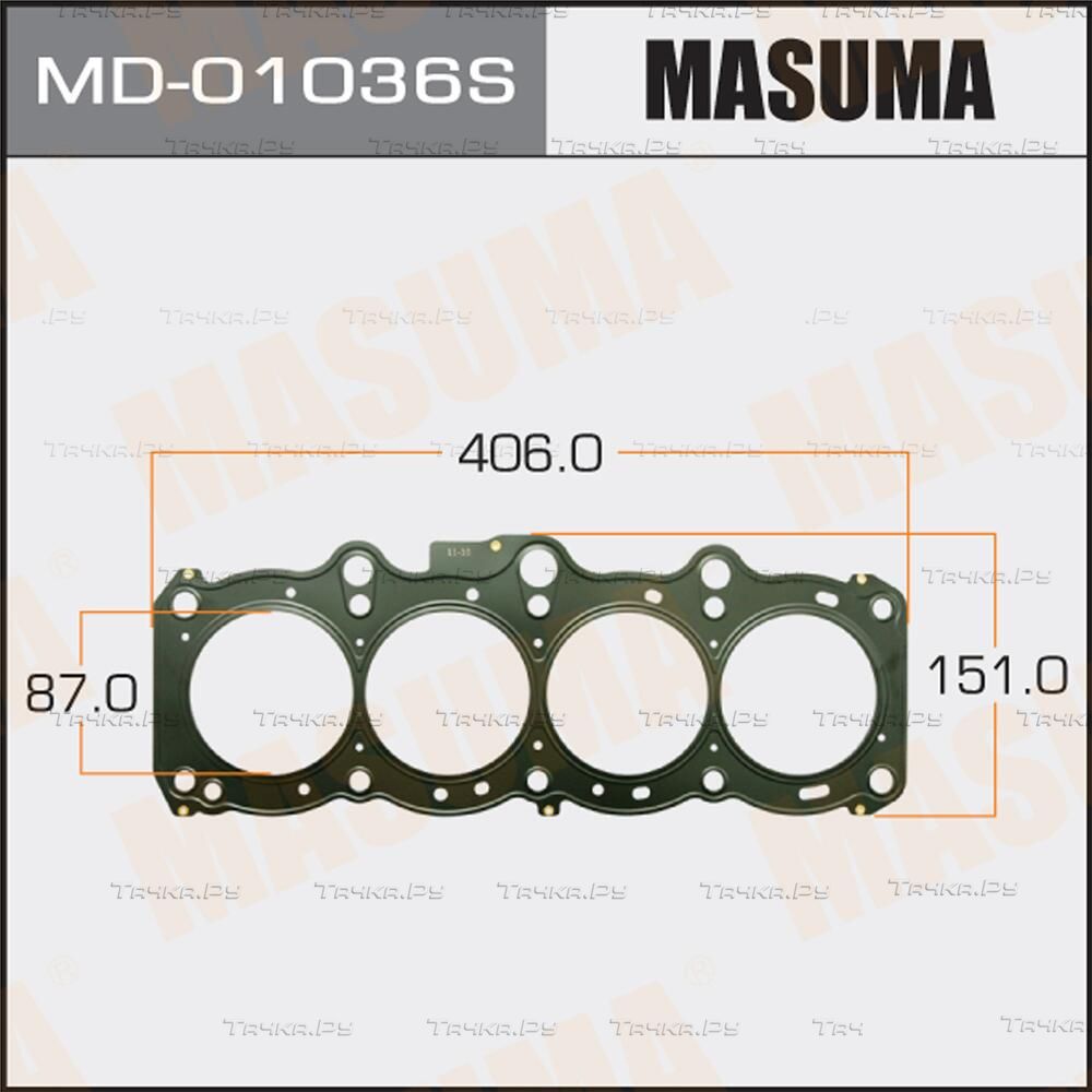 Прокладка ГБЦ Masuma для Toyota Celica VI (T200) 1993-1999. Артикул MD-01036S