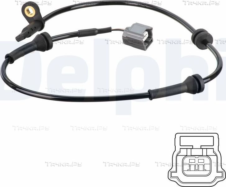 Датчик ABS Delphi для Nissan X-Trail T32 2013-2026. Артикул SS20802