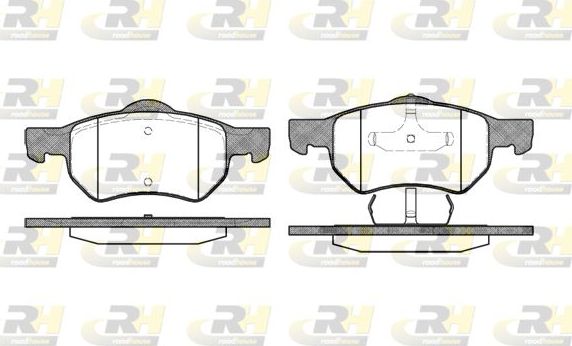 Тормозные колодки RoadHouse передние для Dodge Caravan IV 2000-2007. Артикул 2882.00