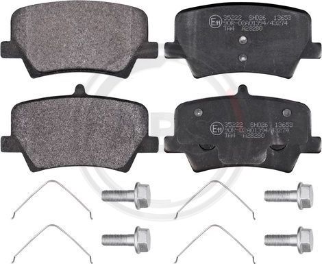 Тормозные колодки ABS. Артикул 35222