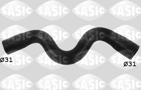 Патрубок радиатора (системы охлаждения) Sasic верхний для Dacia Logan I 2004-2012. Артикул SWH4343