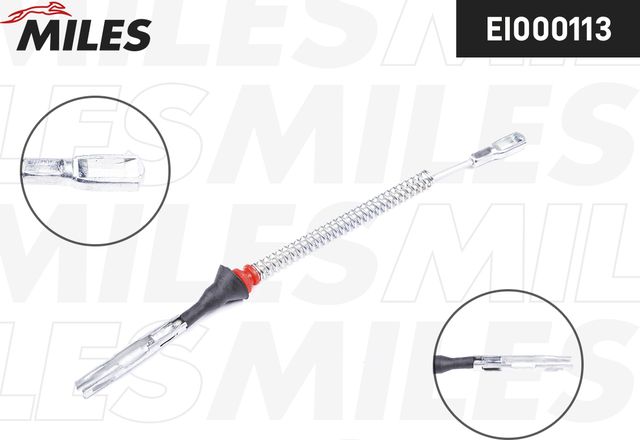 Трос ручника (тросик ручного тормоза) Miles. Артикул EI000113