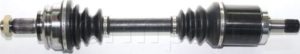 Полуось (привод в сборе, приводной вал) Formpart передняя левая для BMW X5 I (E53) 2000-2006. Артикул 12380001/S