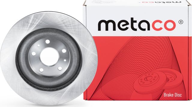 Диск тормозной передний вентилируемый (Metaco). Артикул 3050469
