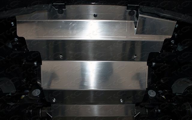 Защита алюминиевая ТСС (4 мм) для картера и радиатора Haval H9 2015-2026. Артикул ZKTCC00410