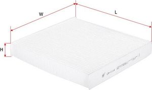 Салонный фильтр Sakura для Toyota Hilux VII 2004-2015. Артикул CA-1114